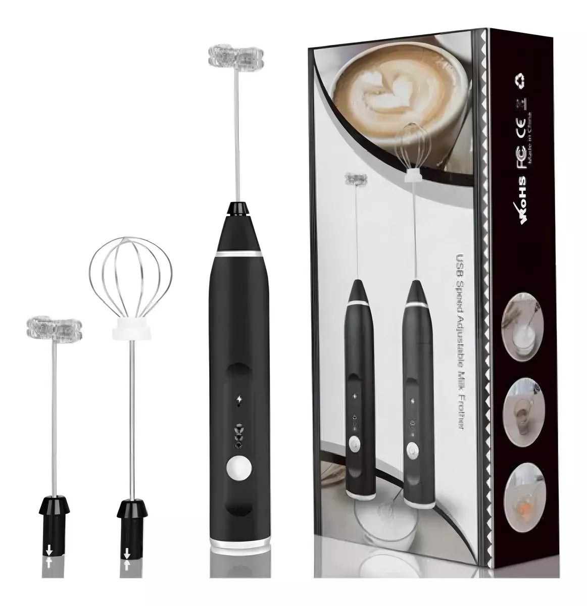 Espumador y mezclador compacto